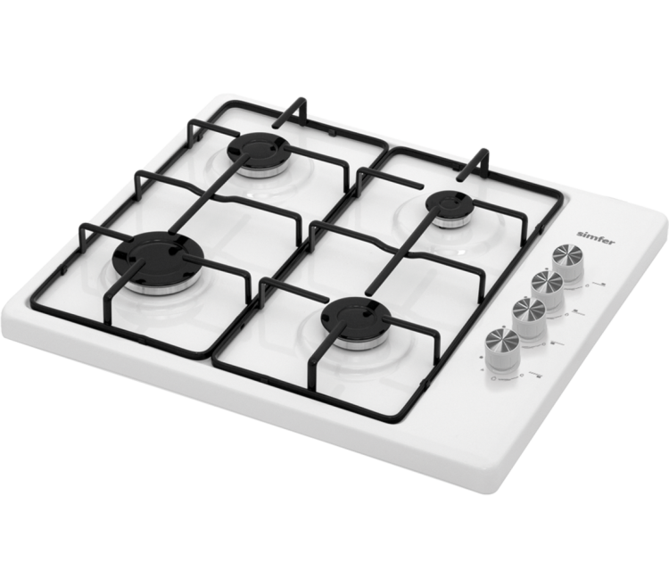 Simfer 3011-L Set Üstü Beyaz Emaye Ocak 4G LPG (Kurulumsuz) - SİMFER