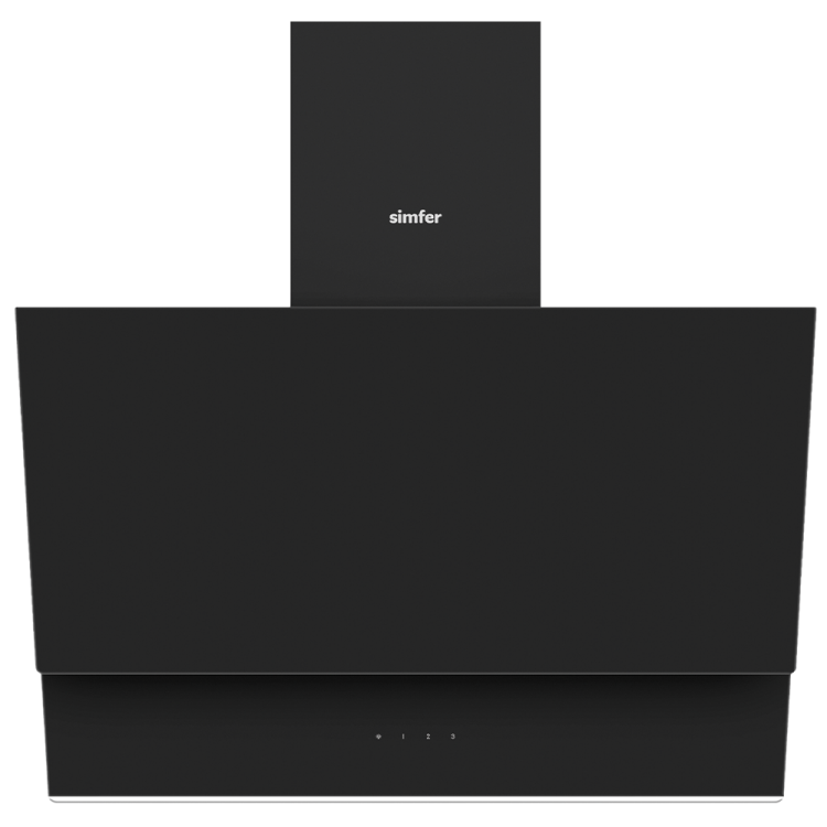 Simfer 8703 60CM Premium Dokunmatik Siyah Cam Davlumbaz - SİMFER