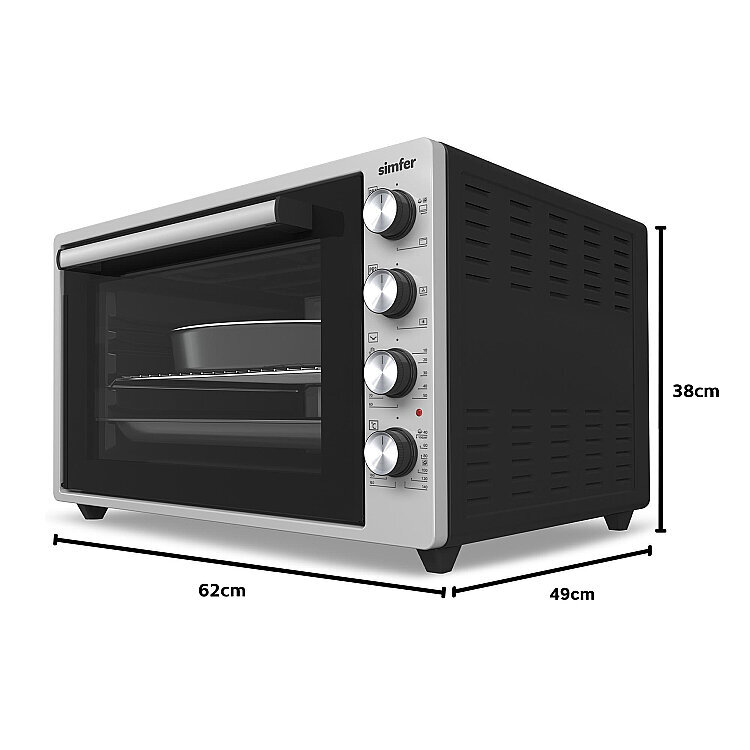 Simfer 7062 Beyaz 70 LT Turbo Fan Piliç Çevirme Mini/Midi Fırın - Multi Fonksiyon, Yoğurt Yapma, Buz Çözme & Çift Cam - 14