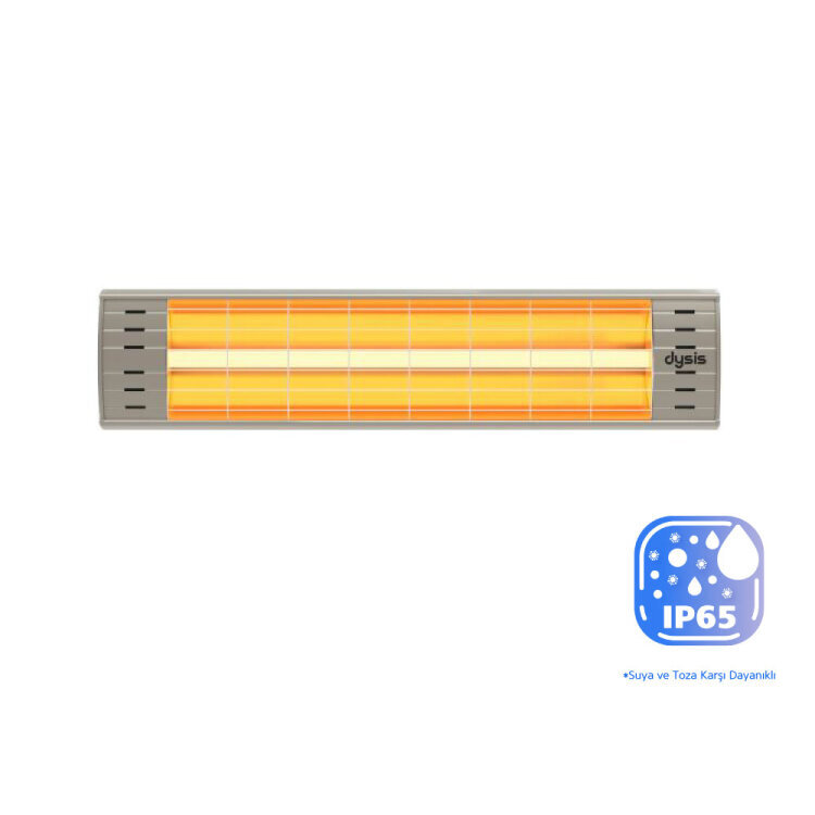 Dysis DH-7486 Art Plus Karbon Serisi IP65 Suya-Toza Dayanıklı 2300 W Bej İç/Dış Mekan Isıtıcı - DYSIS