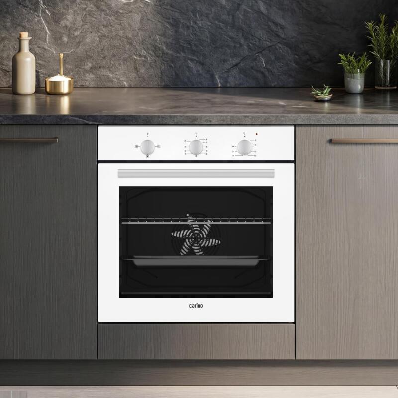 Carino 8404 0+3 Fonksiyon Mekanik Beyaz Power Turbo Ankastre Fırın - 2