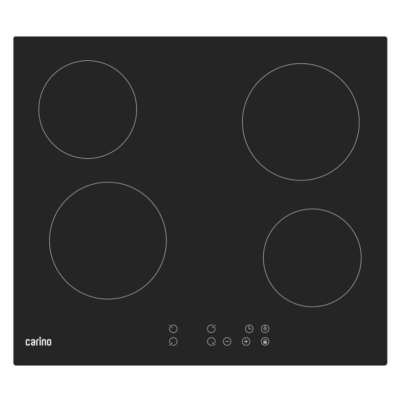 Carino 4 Fonksiyon Dijital Gri Turbo Power Elektrikli 2'li Ankastre Set (Fırın+Elektirikli Ocak) - 3