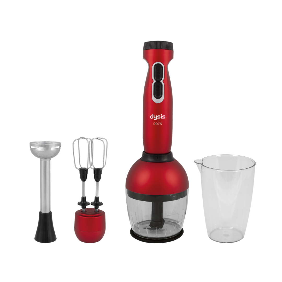 Dysis 4705 Blender Seti 1000W Kırmızı
