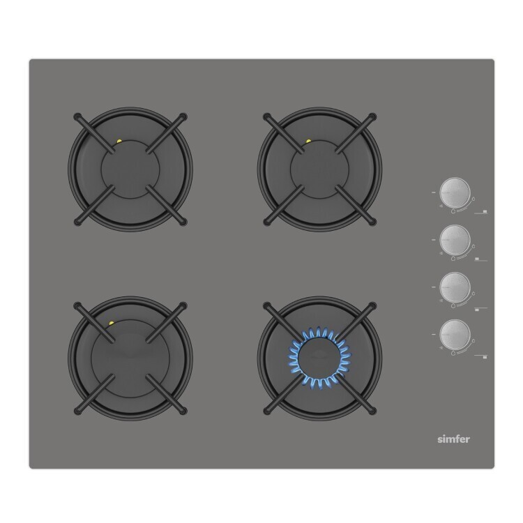 Simfer 0+3 Fonksiyon Dijital Gri PowerTurbo 3'lü Ankastre Set (Fırın+Ocak+Davlumbaz) - 3
