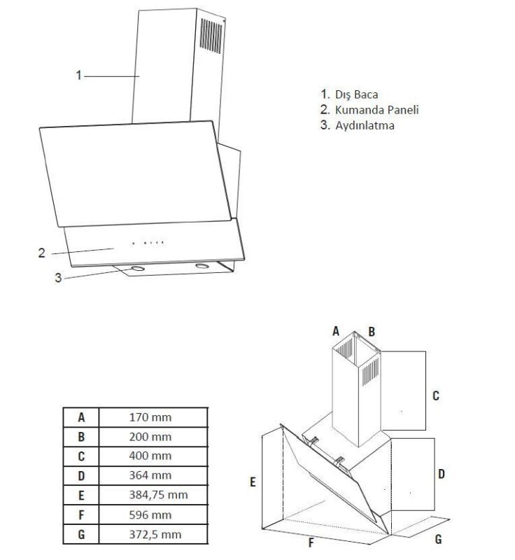Simfer 0+3 Fonksiyon Dijital Gri PowerTurbo 3'lü Ankastre Set (Fırın+Ocak+Davlumbaz) - 9
