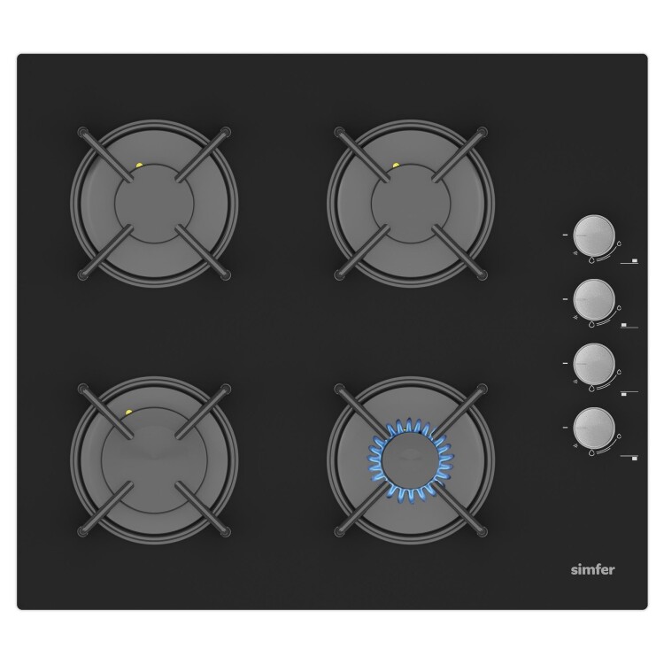 Simfer 10 Fonksiyon Airfry Siyah Dijital 2'li Ankastre Set (8215 Fırın + 3500 Ocak) - 3