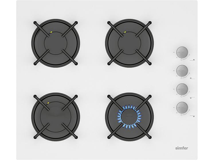 Simfer 11 Fonksiyon Steam Master Beyaz 2'li Ankastre Set (8245 Fırın + 3654 Ocak) - 3