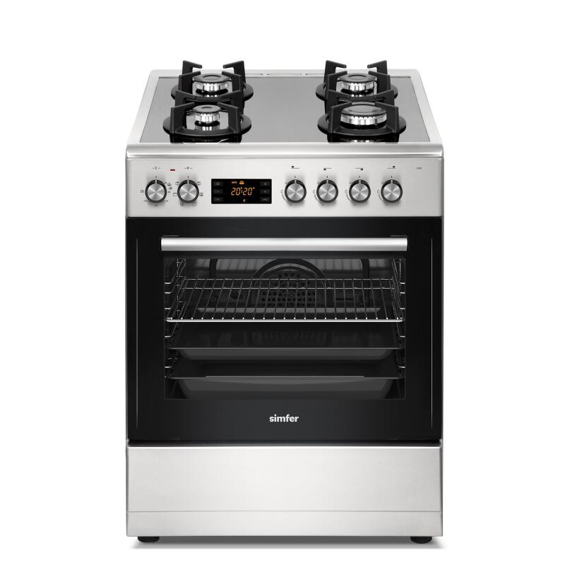 Simfer 1226 Tam Boy Fırın 4G Cam Yüzey Turbo 7 Fonksiyon + Grill - 2