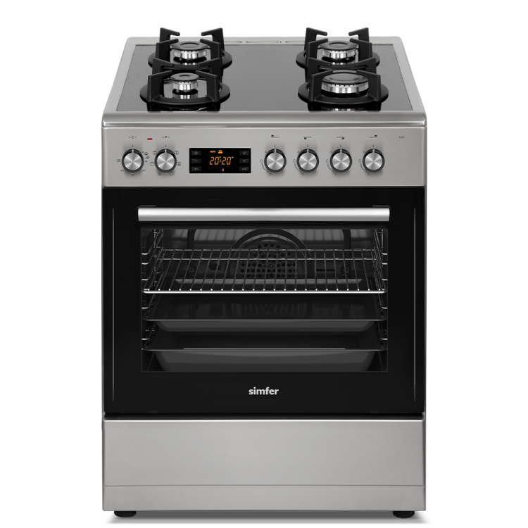 Simfer 1226 Tam Boy Fırın 4G Cam Yüzey Turbo 7 Fonksiyon + Grill - 3