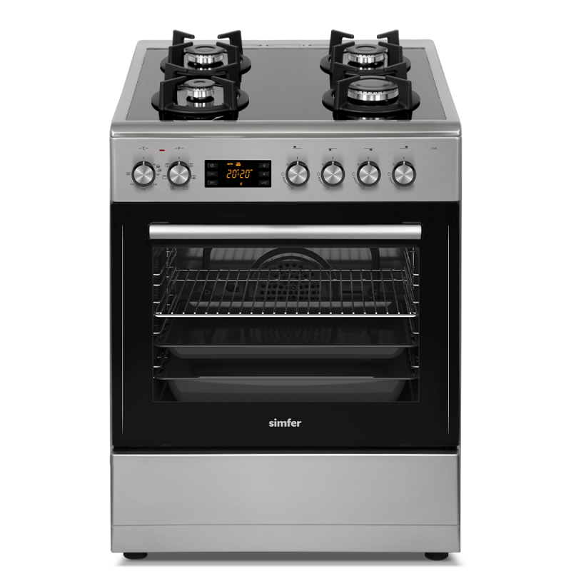 Simfer 1226 Tam Boy Fırın 4G Cam Yüzey Turbo 7 Fonksiyon + Grill - 3