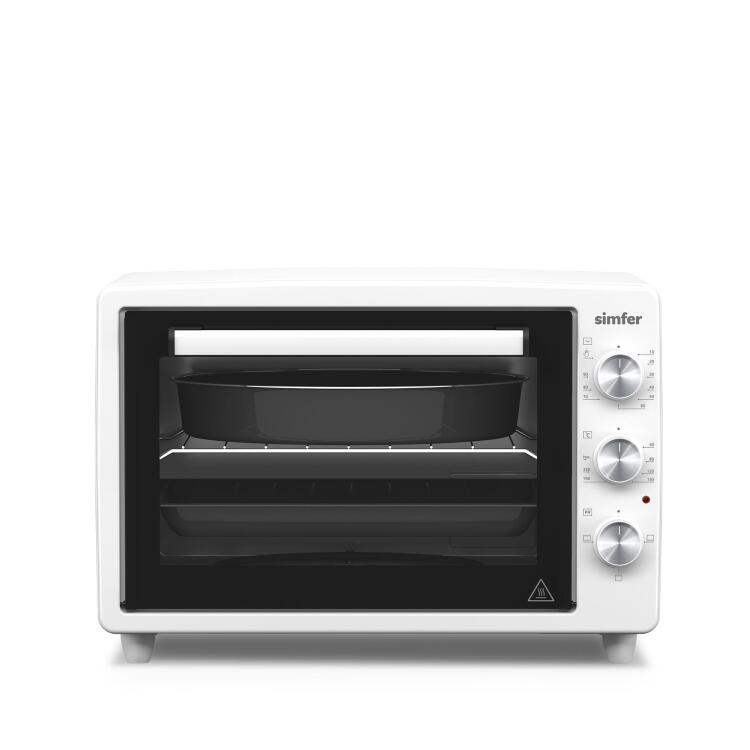 Simfer 3420 Beyaz 34 LT Statik Mini / Midi Fırın - 4 Fonksiyon, Programlanabilir Pişirme & Isı Kontrol Sistem - 2