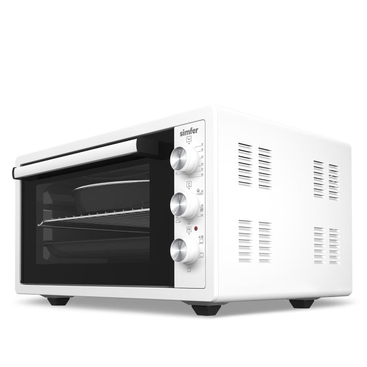 Simfer 4552 Beyaz 45 LT Turbo Fan Mini / Midi Fırın - 6 Fonksiyon,Yoğurt Yapma, Buz Çözme & İç Aydınlatma - 2