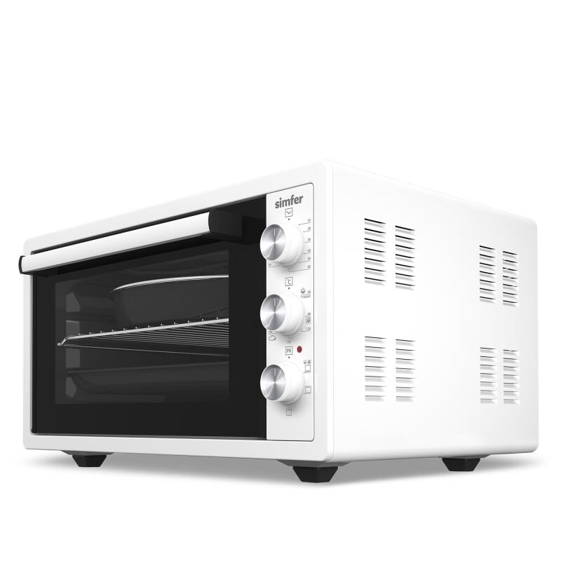 Simfer 4552 Beyaz 45 LT Turbo Fan Mini / Midi Fırın - 6 Fonksiyon,Yoğurt Yapma, Buz Çözme & İç Aydınlatma - 2