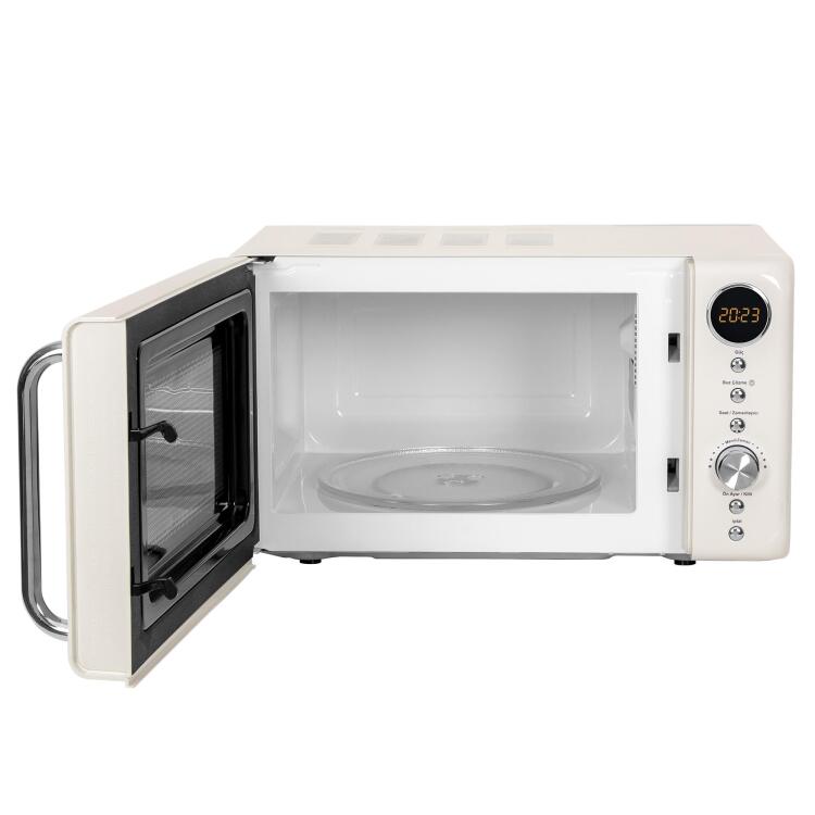 Simfer 4605 20Litre Retro Mikrodalga Fırın Dijital Krem - 4