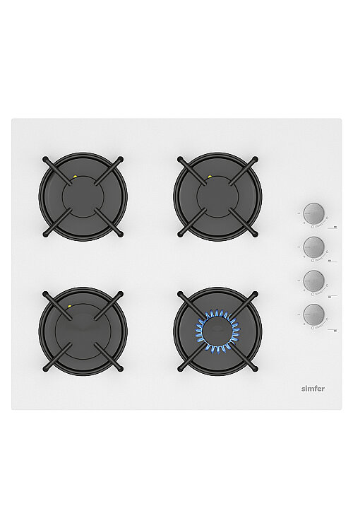 Simfer Steam Beyaz 2'li Cam Ankastre Set (3654 Ocak + 8739 Davlumbaz) - 2