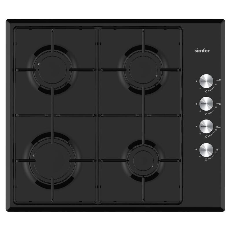 Simfer Trend Siyah 2'li Metal Ankastre Set (Ocak + Davlumbaz) - 2